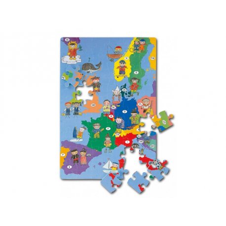 Mapa Evropy puzzle podložka